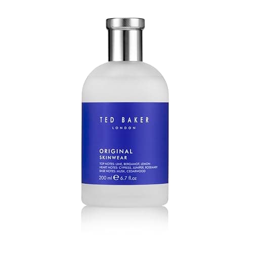 Image of Ted Baker Original Skinwear Eau de Toilette for Men Woody Aromatic Fragrance with Lime, Bergamot, Sandalwood & Amber, Citrus, Refreshing, Mens Cologne Spray For Him 6.7 fl oz / 200ml