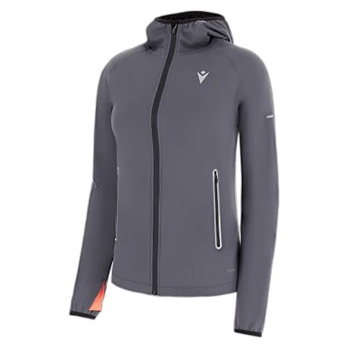 Image of Macron Women's Run Fcc Cleo Light Rain Jacket Woman Mgry, Grey, S