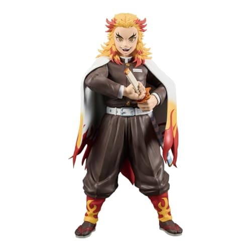 Image of Banpresto Kyojuro Rengoku Demon Slayer Kimetsu No Yaiba 24 cm Grandista BP29369P Multicolour Figure Ideal for Anime Fans