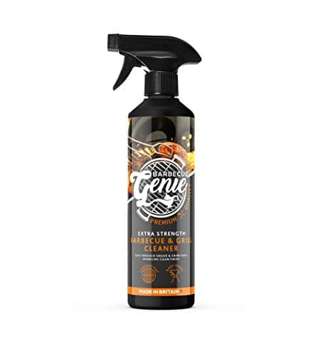 Image of Barbecue Genie - BBQ & Grill Cleaner 500ml - Extra Strength Oven & Barbecue Degreaser Spray - Removes Burnt On Food, Grease & Carbon Build-Up - Heavy Duty Grill Cleaning Solution