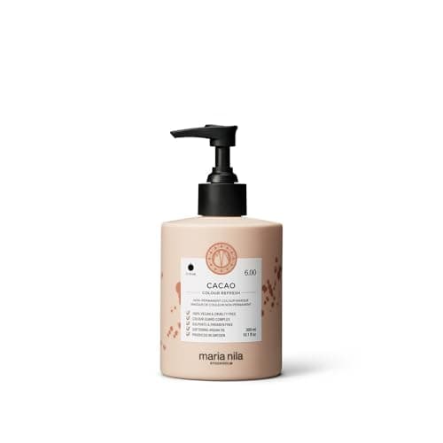 Image of Maria Nila Color Refresh, Cacao 300 ml, Brown Hair mask, Semi-Permanent Pigments, 100% Vegan & Sulfate/Paraben free