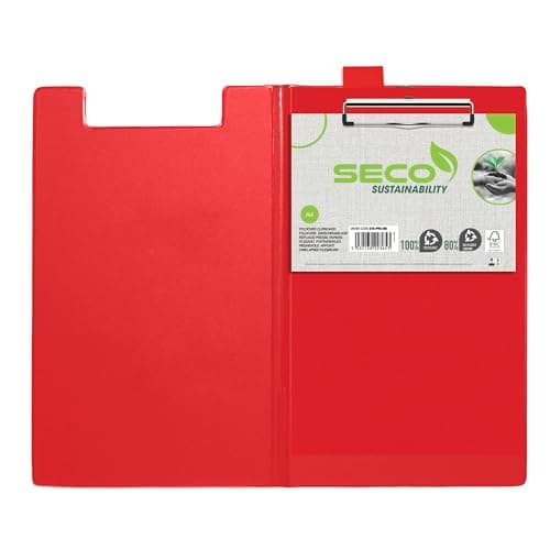 Image of Seco Foldover Clipboard A4+ - Red