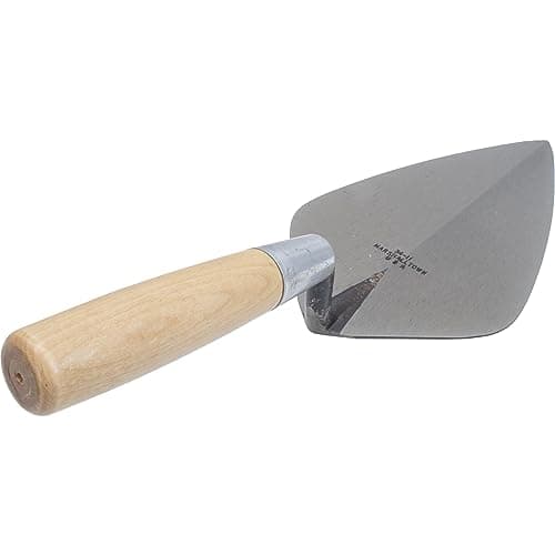 Image of Marshalltown 3412 12-inch Brick Trowel Wide London - Wooden Handle