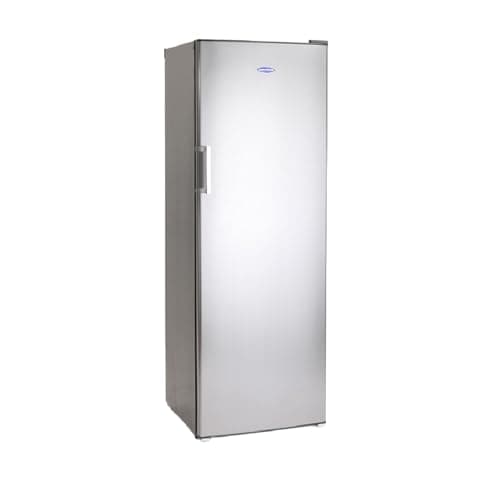 Image of ICE KING RL340ES Freestanding Larder Fridge, 331L Capacity, Silver, Auto Defrost, Reversible Door, Energy Efficient, Quiet Operation – Ideal for Kitchen or Utility Room