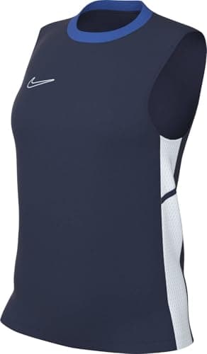 Image of NIKE FZ9749-410 W NK DF ACD25 SL TOP Sweatshirt Women's MIDNIGHT NAVY/ROYAL BLUE/WHITE/WHITE Size XS