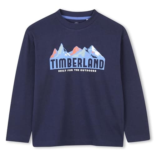 Image of Timberland Boy's T60537 T-Shirt, Indigo Blue, 6 Years