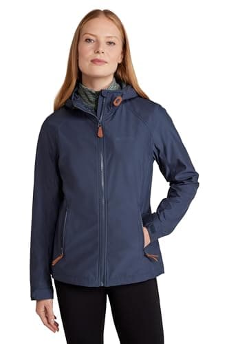 Image of Mountain Warehouse Iona Womens Water Resistant Softshell Jacket - Breathable, Lightweight - For Spring Summer Charcoal Women's Size 12