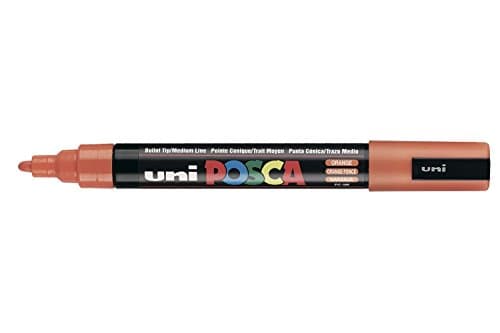 Image of Uni : Posca : Marker : PC-5M : Medium Bullet Tip : 1.8 - 2.5mm : Orange