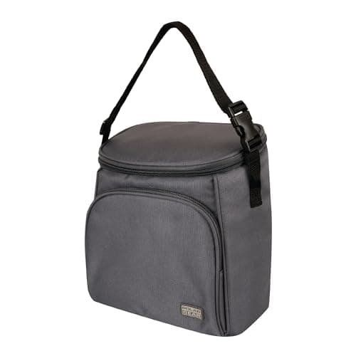Image of Polar Gear Berne 6.5L Cooler Lunch Bag - Insulated, Antibacterial, Eco-Friendly - Keep Your Lunch Fresh and Healthy On The Go - Graphite