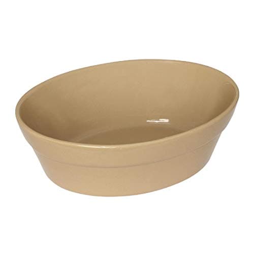 Image of Olympia Stoneware Oval Pie Bowls 161 x 116mm (6 Pack) - Serving Dish Oven Safe C108