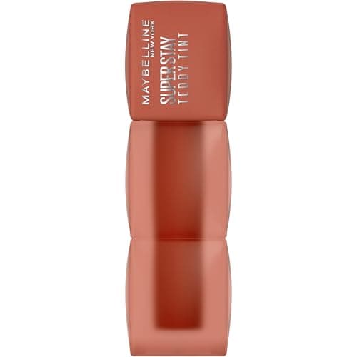Image of Maybelline Super Stay Teddy Tint Nudes, Up To 12 Hour Blurred Matte Lipstick, Plush Comfort, Longwear Makeup, Transfer proof, Buildable Lip Shades, Shade: 110 Faux Freckle