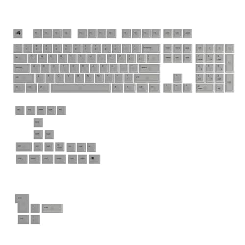 Image of Glorious Gaming Polychroma RGB Keycaps, Translucent Design, Fits 100%, 75% 65% 60% Custom Mechanical Gaming Keyboards, Fits ANSI, ISO, Windows & macOS, English (US)