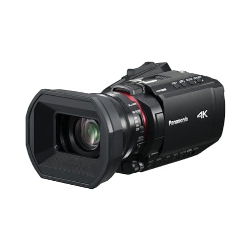 Image of Panasonic HC-X1200E 4K 60p Palm-Style Camcorder with 25mm Wide-Angle Lens, 24x Optical Zoom, 5-Axis Hybrid OIS, USB PD, Black