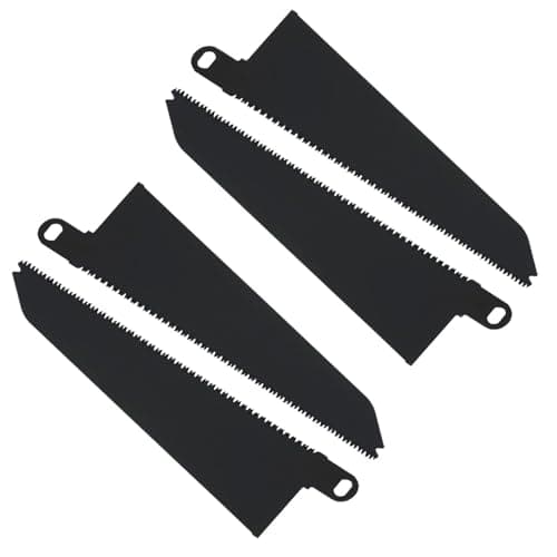 Image of 4X SSB229CT Carbon Steel Saw Blade Reciprocating Saw Blades for Softwood Hardwood Plastic Cutting Compatible with Black and Decker Compatible with Piranha