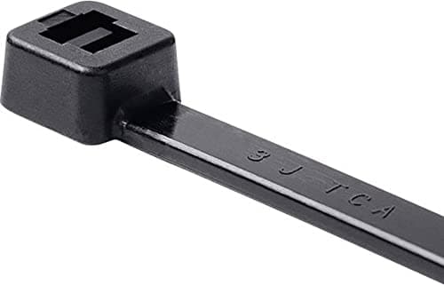 Image of HellermannTyton 111-01264 GL200-PA11W-BK (100) Cable Ties 202 mm 4.70 mm Black Pack of 100