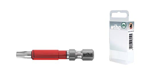Image of Wiha MaxxTor 7045 M9T Torx Bits 49 mm Style E 6.3 Assorted Sizes Set of 5 in a Plastic Box T 40