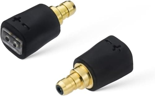Image of okcsc Adapters for Sennheiser IE400 Pro Earbuds Male to 2 Pin Cable Female Compatible for IE100 IE400 IE400 Pro IE500 Lossless Sound Quality Deliver for Earbuds One Pair of Headphone Converter Black