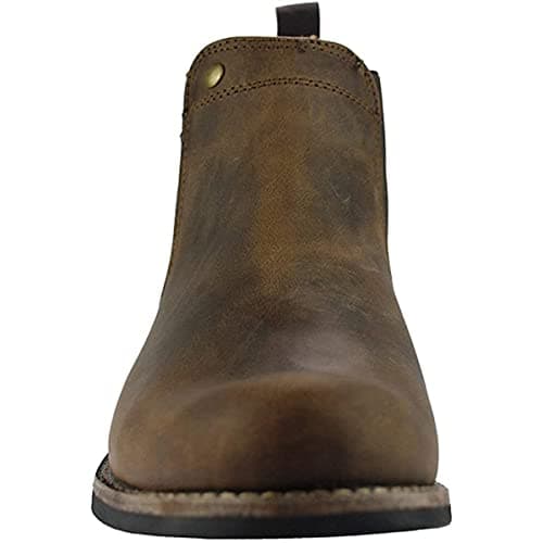 Image of Woodland Gusset Chelsea Mens Boots Brown