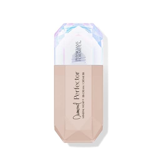 Image of Physicians Formula Mineral Wear Diamond Perfector BB Cream, Tinted Moisturiser with Diamond Extract and Vitamin E, Lightweight Coverage, Luminous Finish, Fair to Light