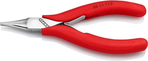 Image of KNIPEX Electronics Pliers with Box Joint with Non-Slip Plastic Grips 115 mm, 35 11 115