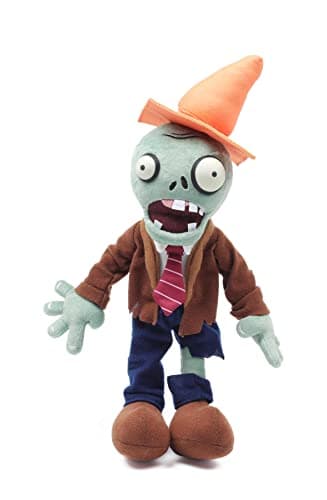 Image of SAKAMI Plants Against Zombies – Pylon Zombie Plush Figure/Toy – 35 cm – Original & Licensed