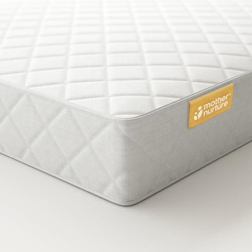 Image of Mother Nurture Classic Spring Cot Bed Mattress, White, 140 x 70 x 10cm