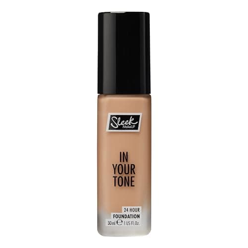 Image of Sleek MakeUP In Your Tone 24 Hour Foundation, Medium Buildable Coverage in 30 Shades, Semi-Matte Flawless Finish, 5C, 30ml