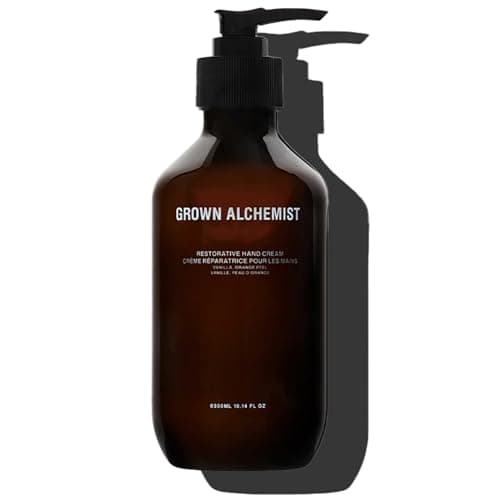 Image of Grown Alchemist Restorative Luxury Hand Cream - Vanilla, Orange Peel - Natural, Vegan Hand Moisturiser for Dry and Cracked Hands, Soothing Handcream 300 ml