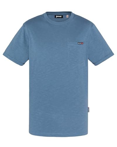 Image of Schott NYC Men's T-Shirt, Blue, S