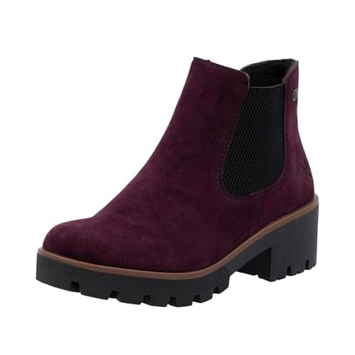 Image of Rieker Women's 79265 Chelsea Boots, Red 30, 7.5 UK