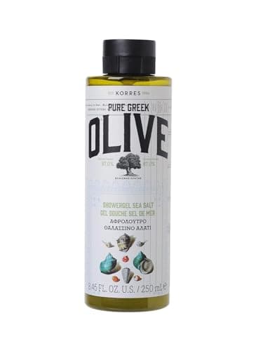Image of Korres Pure Greek Olive & Sea Salt Shower Gel 250ml, Vegan