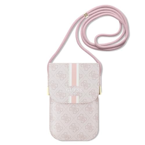 Image of GUESS Bag GUOWBP4RPSP Pink 4G Stripes, pink