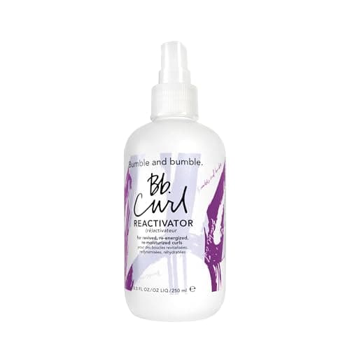Image of Bumble and bumble. Curl Reactivator Hair Mist | For Revived + Re-moisturized Curls | Frizz Control | Coily, Curly, Wavy | With Jojaba, Avocado + Coconut Oil | Standard Size, 250 ml