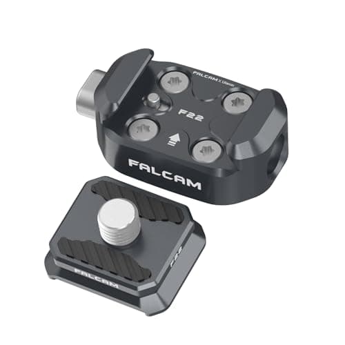 Image of FALCAM F22 Quick Release Kit for Insta360, Plate and Clip, Camera Mounting Adapter Kit for 360 Action Camera - 2564