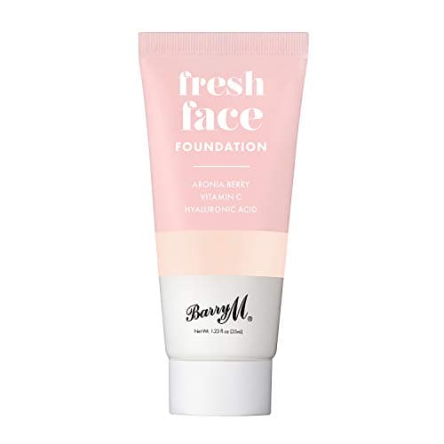 Image of Barry M Cosmetics Fresh Face Lightweight Liquid Foundation Infused With Hyaluronic Acid And Vitamin C, Shade 1