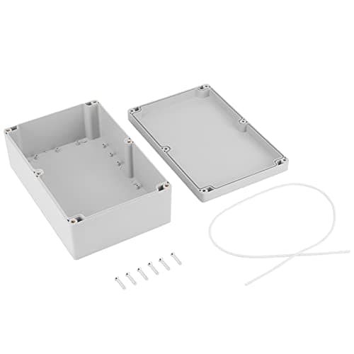Image of Junction Box, Waterproof Plastic Project Box ABS IP65 Electronic Junction box Enclosure Instrument Case with Screwdriver for Indoor Outdoor Electrical Communications Equipment(230x150x85mm)