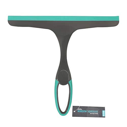 Image of JVL 20-043GY Hand Held Wiper Blade Window Squeegee, Grey/Turquoise
