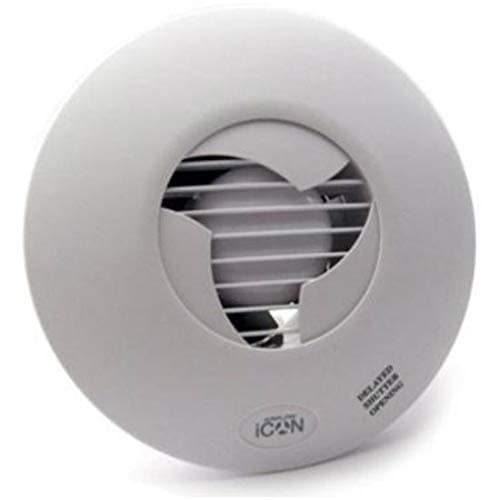 Image of Air Flow iCON30 Circular Extractor Fan with Humidity/Timer Module - 27W, 3-Pin, Compatible with Desktop, Server, Laptop & More