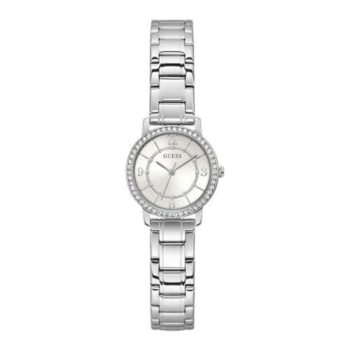 Image of GUESS Women Analog Quartz Watch with Stainless Steel Strap GW0468L1