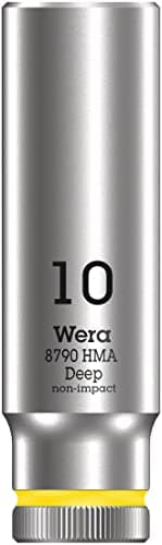 Image of Wera 05004507001 8790 HMA Deep Socket, Light Yellow, 10.0 mm