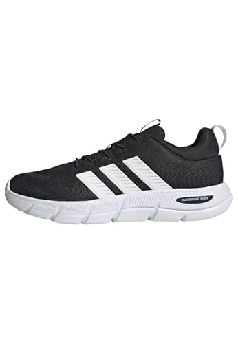 Image of adidas Men's Cloudfoam Flex Elastic Laces Shoes, core Black/FTWR White/Carbon, 10.5 UK
