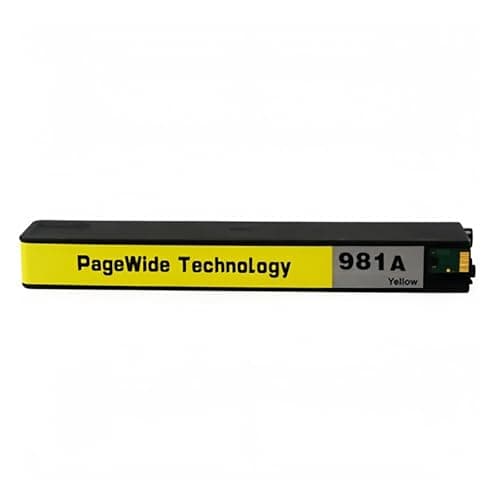 Image of 981 981A Color InkJet Cartridge, Compatible for HP PageWide Enterprise Color 556xh 556dn 586dn 586f 586z E58650dn MFP E55650(1PCS Yellow)
