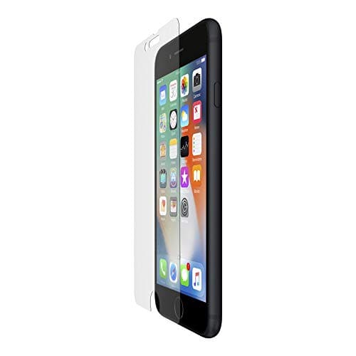 Image of Belkin Screen Protector for Apple iPhone SE 3rd and 2nd gen/ 8 / 7 with Anti-Microbial Safety Coating and Ion Exchange Strengthened (Included Easy Align Tray for Simple, Bubble Free Installation)