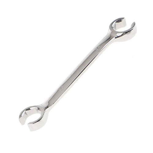 Image of Vogueing Tool Brake Pipe Spanner 22x24MM Open Ring Spanner Metric Double End Flare Nut Pipe Spanner for Hard to Reach, Confined Space