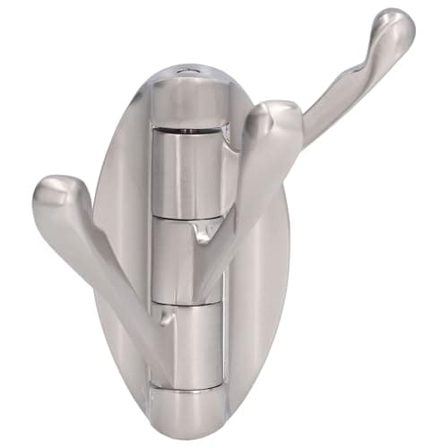 Image of Cyrank Metal Swivel Hook, Swivel Robe Hook Foldable Coat Holder Heavy Duty Folding Swing Arm Triple Coat Hook with Three Foldable Arms Hanger for Bathroom Kitchen Garage