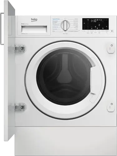 Image of Beko SteamCure Integrated 7Kg / 5Kg Washer Dryer - White - D Rated