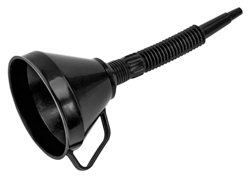 Image of Sealey F6 Funnel With Flexible Spout And Filter 160Mm