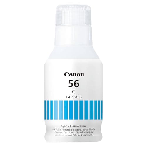 Image of Canon GI-56 Cyan Ink Bottle - 4430C001