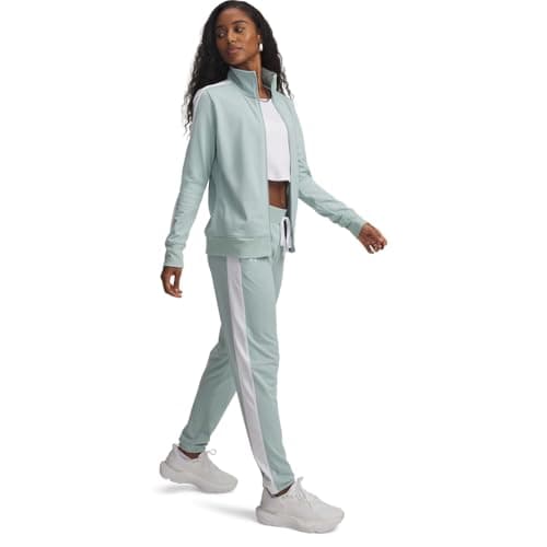 Image of Under Armour Tricot Tracksuit - Enamel Blue/White/White - SM