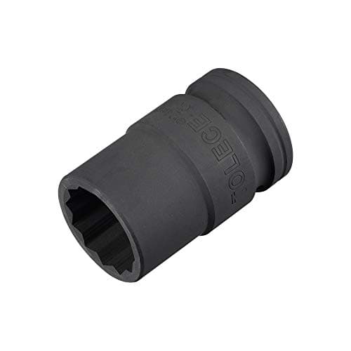 Image of sourcing map 3/4-Inch Drive 24mm 12-Point Impact Socket, CR-MO Steel 56mm Length, Standard Metric Sizes